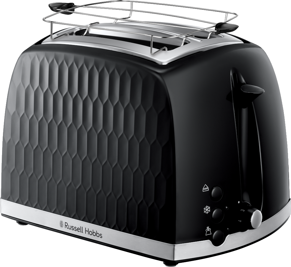 Russell Hobbs 26061-56/RH Honeycomb fekete 2 szeletes kenyérpirító