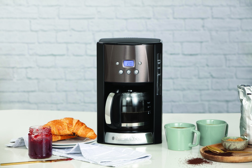 Russell Hobbs 26160-56/RH Matte Black fekete 12 személyes filteres kávéfőző