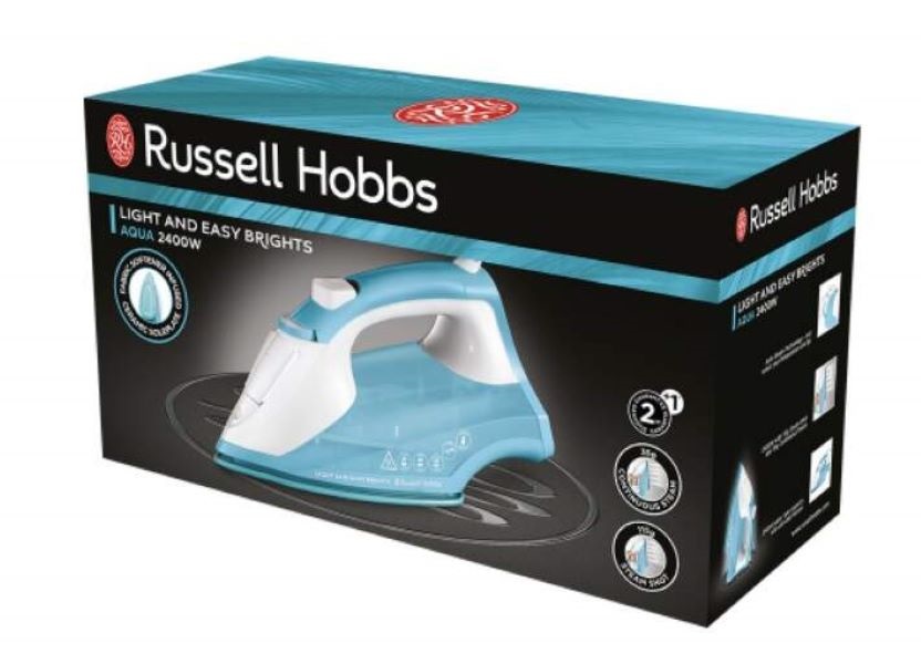 Russell Hobbs 26482-56/RH Light&Easy Brights Aqua türkizkék gőzölős vasaló