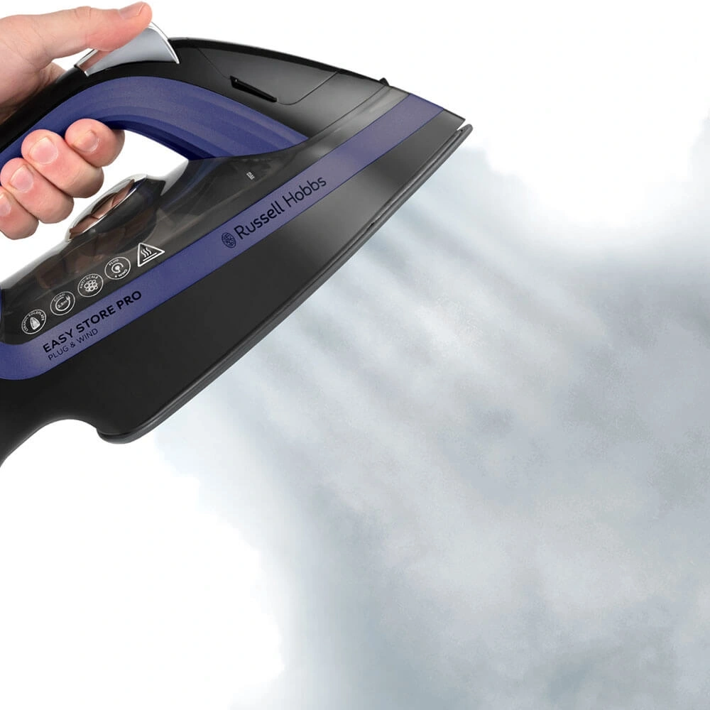 Russell Hobbs 26731-56/RH Easy Store Pro Plug & Wind fekete gőzölős vasaló