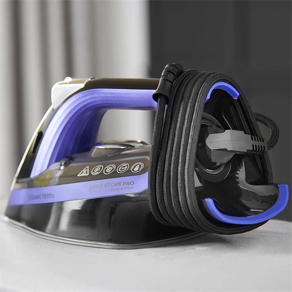 Russell Hobbs 26731-56/RH Easy Store Pro Plug & Wind fekete gőzölős vasaló