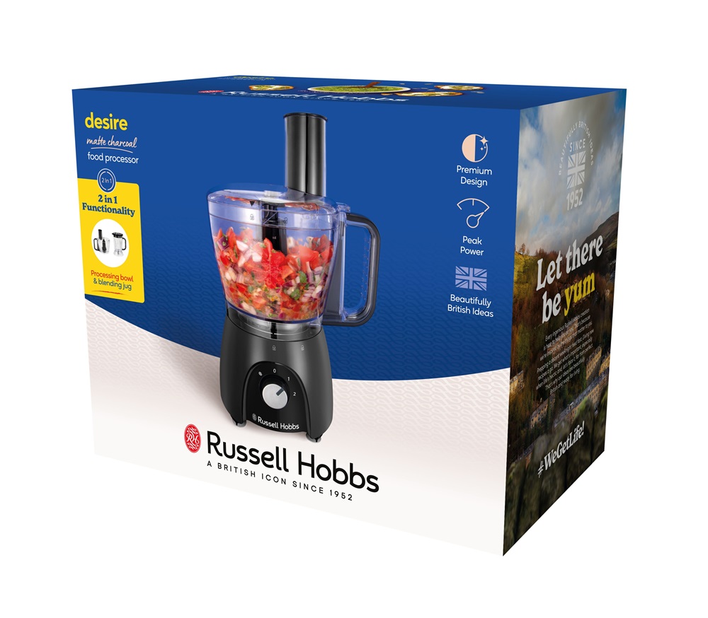 Russell Hobbs 27111-56/RH Desire Matte Charcoal konyhai robotgép