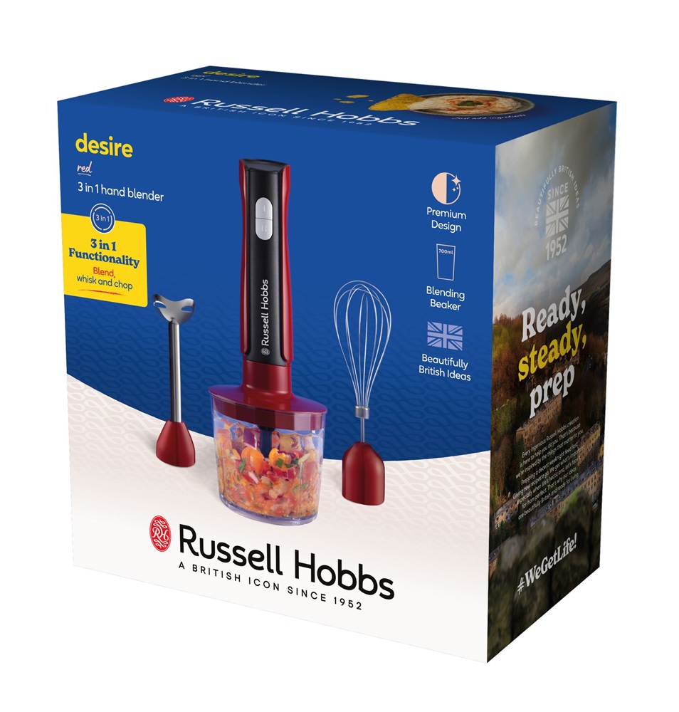 Russell Hobbs 27140-56/RH Desire Red 3in1 piros botmixer
