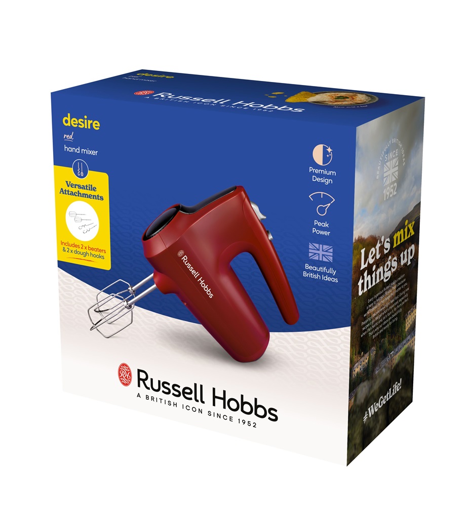 Russell Hobbs 27150-56/RH Desire Red piros kézi mixer