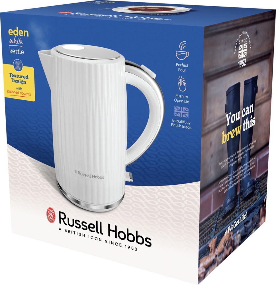 Russell Hobbs 27360-70/RH Eden 1,7L-es fehér vízforraló