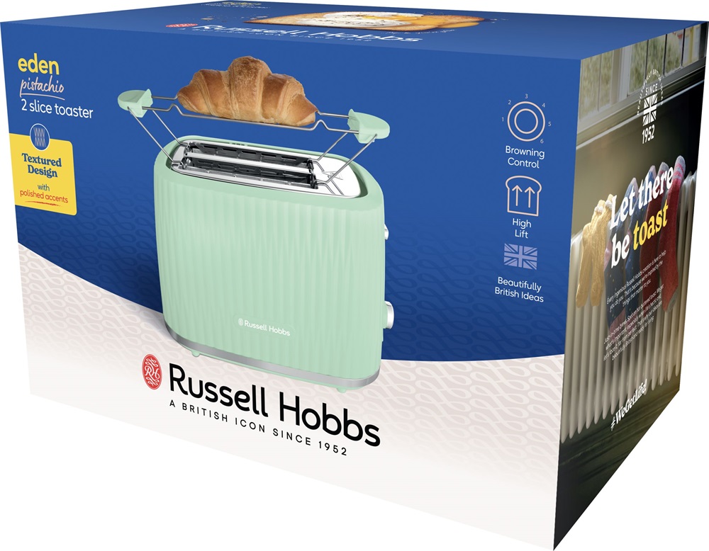 Russell Hobbs 27374-56/RH Eden pisztácia 2 szeletes kenyérpirító