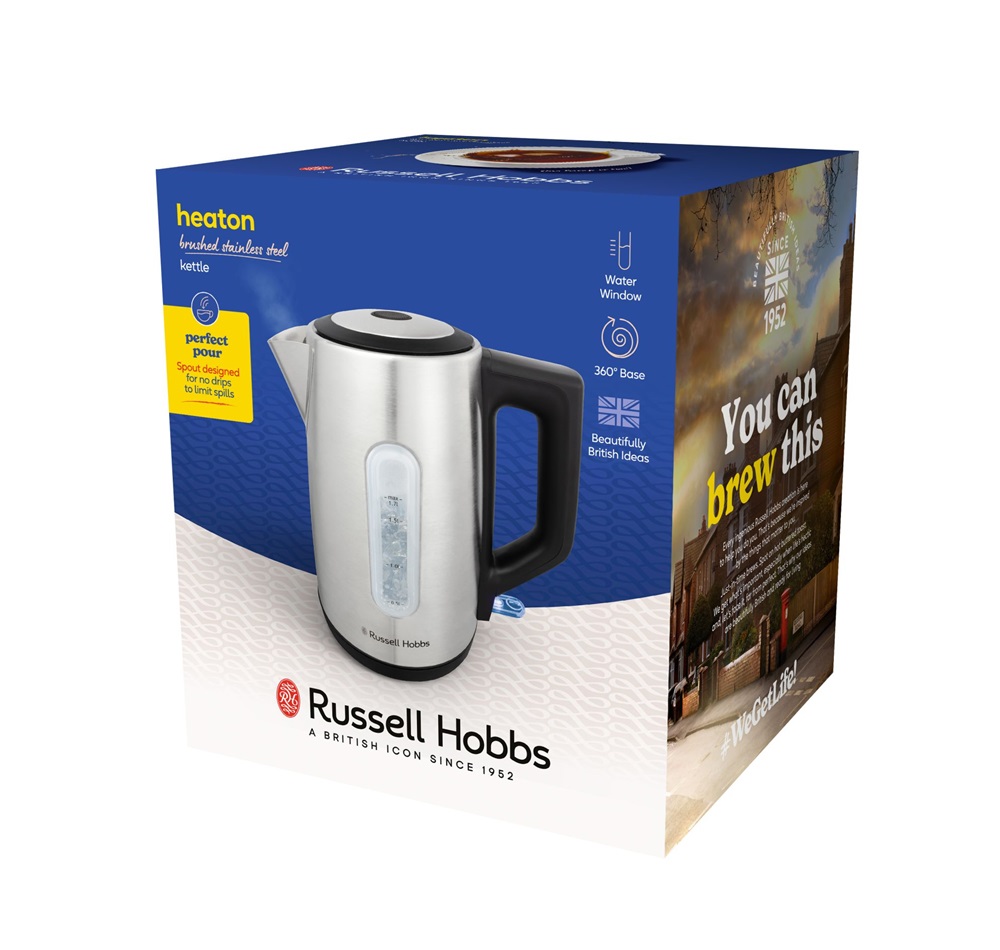 Russell Hobbs 27380-70/RH Heaton 1,7L-es inox vízforraló