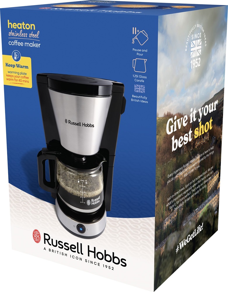 Russell Hobbs 27400-56/RH Heaton inox filteres kávéfőző