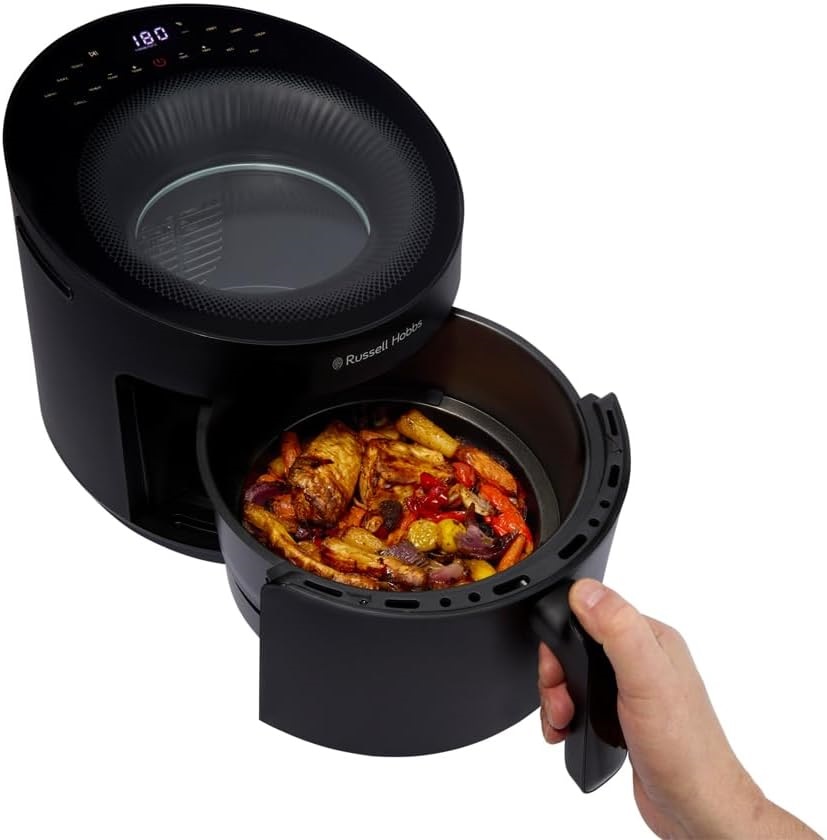 Russell Hobbs 27420-56/RH Panoramic airfryer fekete 5 L forrólevegős sütő
