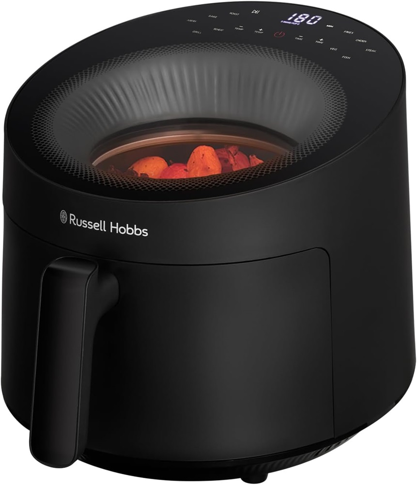 Russell Hobbs 27420-56/RH Panoramic airfryer fekete 5 L forrólevegős sütő