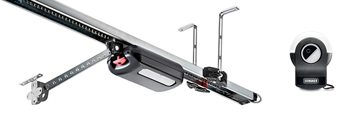 S9080 pro+ 3 részes sínegységgel garázsnyitó hajtómű