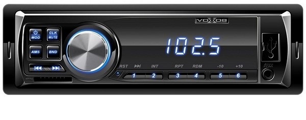 SAL BT-FM-USB-SD-AUX kék LED kijelzős fejegység