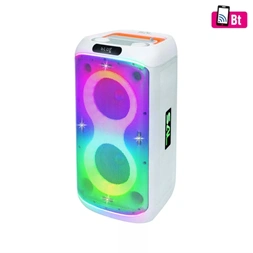 SAL PAR216WH 2x165mm akku BT LED mikrofon party hangszóró