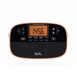 SAL RPR4LCD ébresztőórás táskarádió