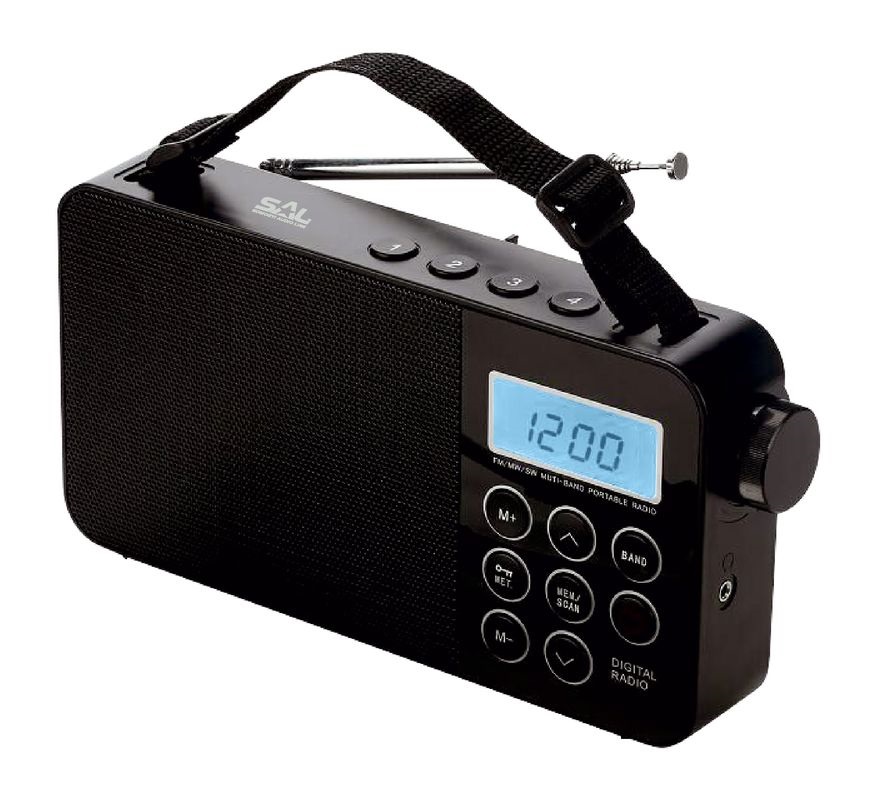 SAL RPR 3LCD 3 sávos táskarádió