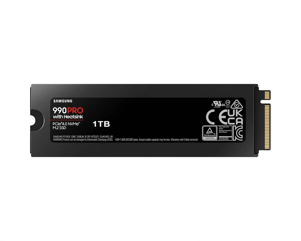 SAMSUNG 990 PRO with Heatsink NVMe™ M.2 SSD 1TB