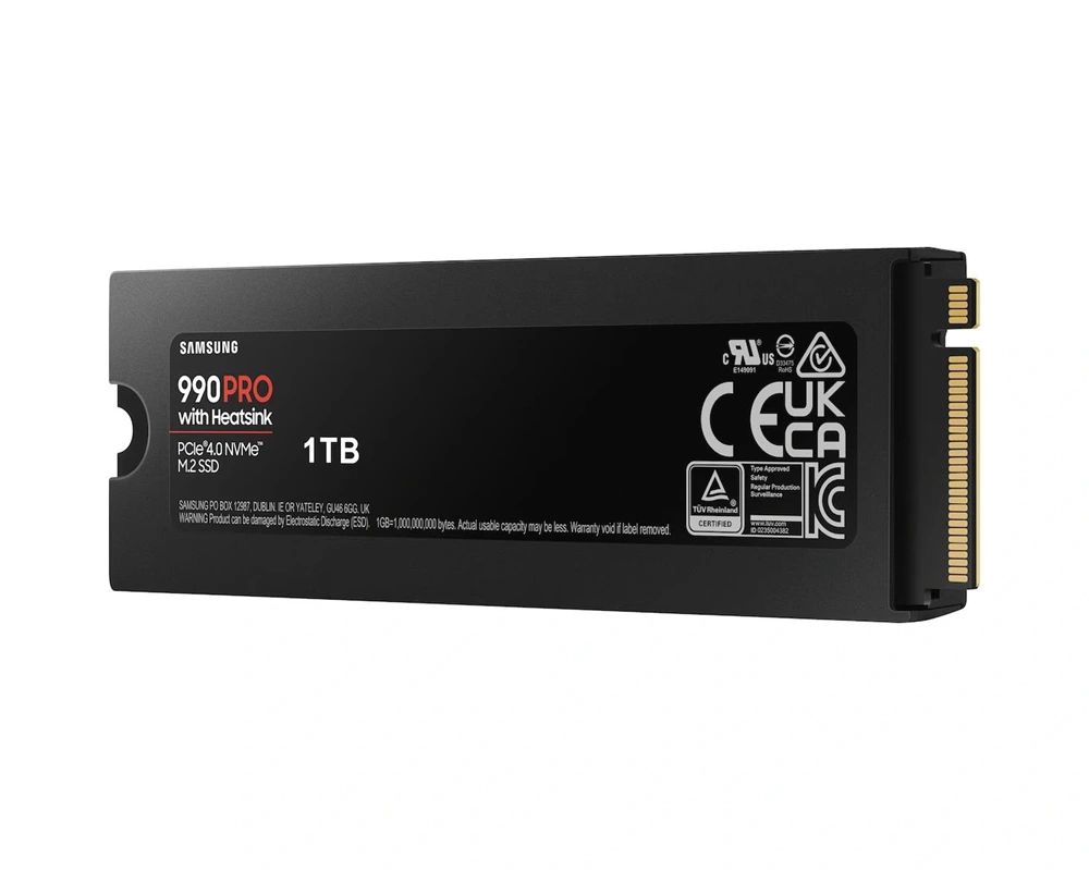 SAMSUNG 990 PRO with Heatsink NVMe™ M.2 SSD 1TB