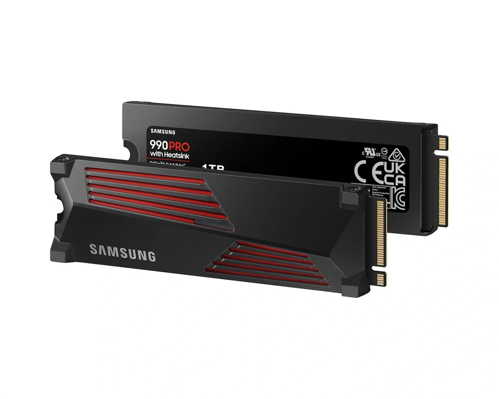 SAMSUNG 990 PRO with Heatsink NVMe™ M.2 SSD 1TB