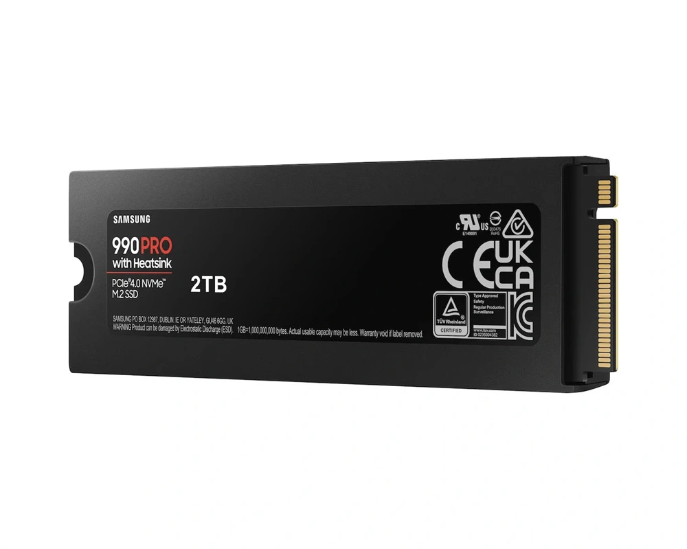 SAMSUNG 990 PRO with Heatsink NVMe™ M.2 SSD 2TB