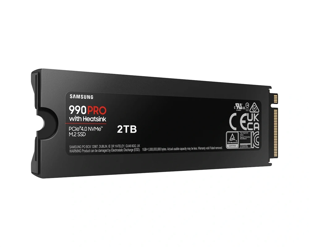 SAMSUNG 990 PRO with Heatsink NVMe™ M.2 SSD 2TB