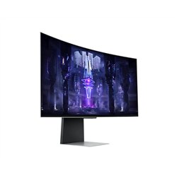 Samsung 34" LS34BG850SUXEN UWQHD Mini-DP/MicroHDMI/USB-C/WiFi/BT ívelt gamer smart OLED monitor