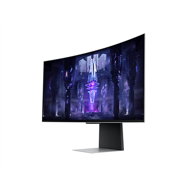 Samsung 34" LS34BG850SUXEN UWQHD Mini-DP/MicroHDMI/USB-C/WiFi/BT ívelt gamer smart OLED monitor