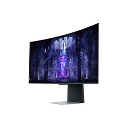 Samsung 34" LS34BG850SUXEN UWQHD Mini-DP/MicroHDMI/USB-C/WiFi/BT ívelt gamer smart OLED monitor