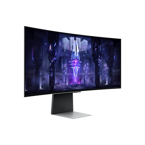 Samsung 34" LS34BG850SUXEN UWQHD Mini-DP/MicroHDMI/USB-C/WiFi/BT ívelt gamer smart OLED monitor