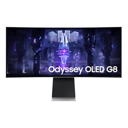 Samsung 34" LS34BG850SUXEN UWQHD Mini-DP/MicroHDMI/USB-C/WiFi/BT ívelt gamer smart OLED monitor