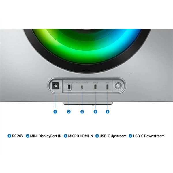 Samsung 34" LS34BG850SUXEN UWQHD Mini-DP/MicroHDMI/USB-C/WiFi/BT ívelt gamer smart OLED monitor