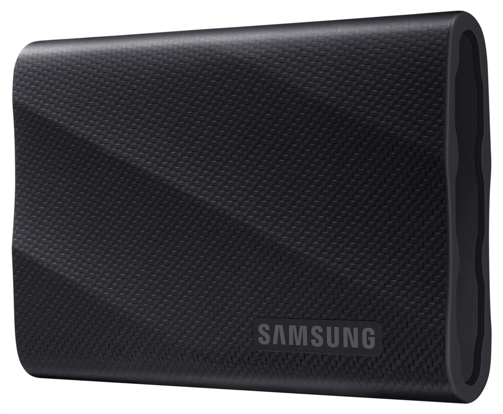 SAMSUNG Portable SSD T9 USB 3.2 Gen 2x2 1TB, Black