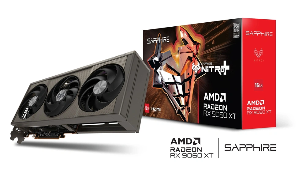 SAPPHIRE NITRO+ AMD Radeon RX 9060 XT OC 16GB DDR6 128bit PCIe videókártya
