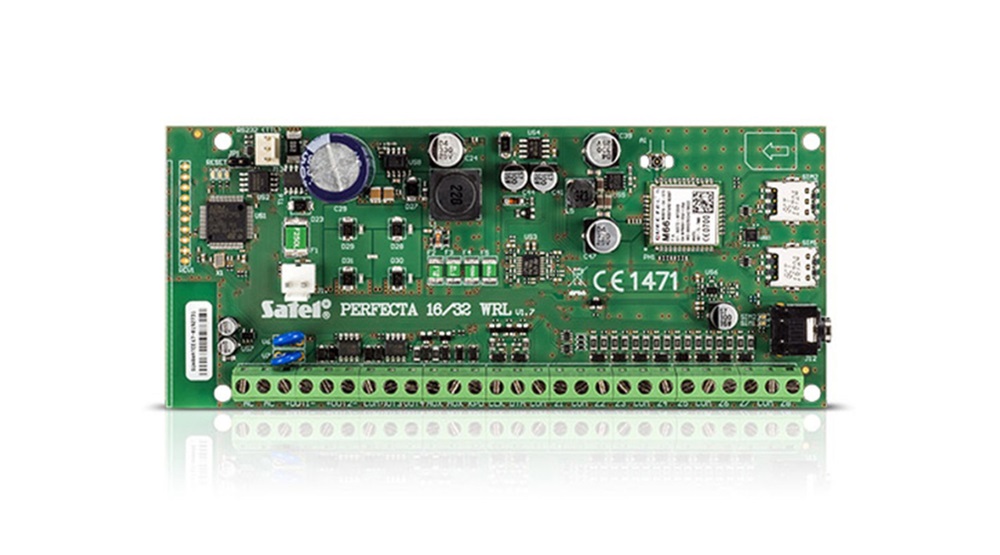 SATEL PERFECTA32 8-32 zónáig bővíthető/riasztóközpont panel