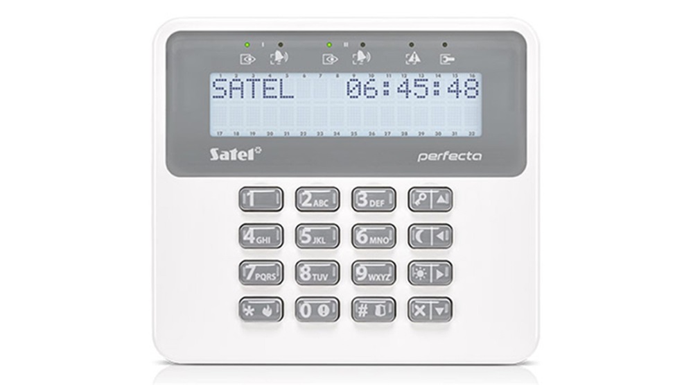 SATEL PRFLCDWRL Perfecta vezetéknélküli LCD kezelő