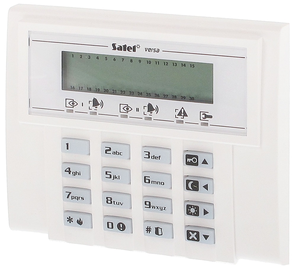 SATEL VERSALCDBL/LCD kezelő VERSA riasztóközpontokhoz