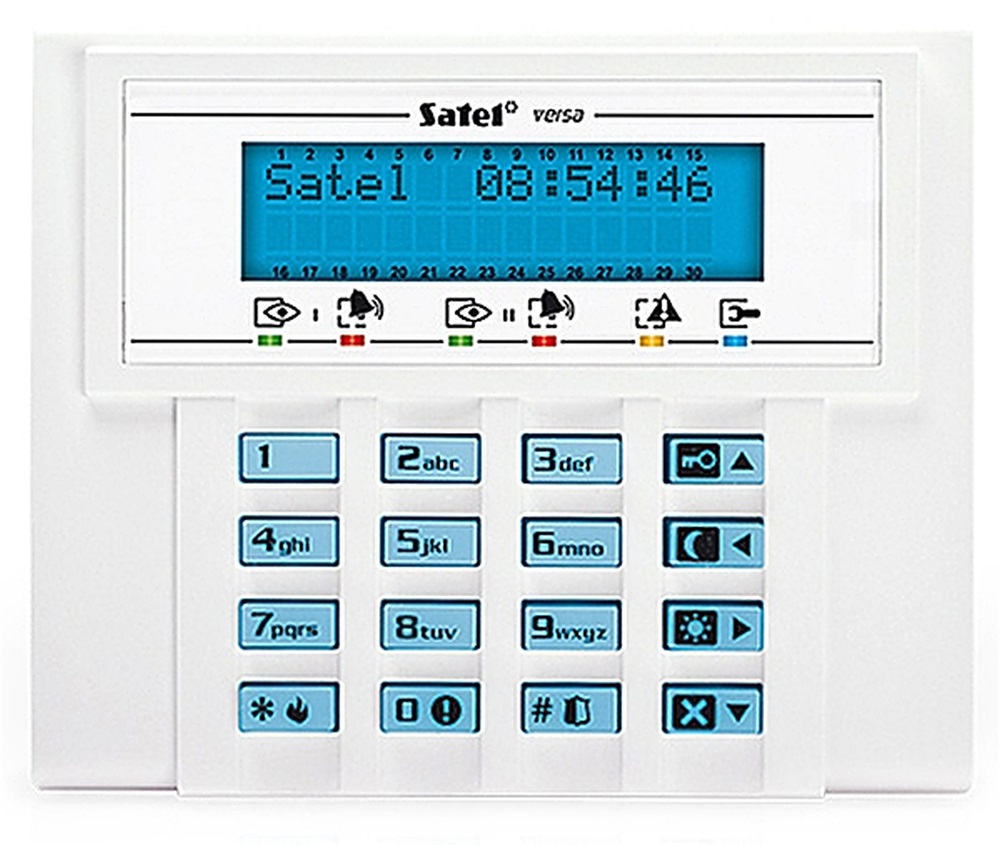 SATEL VERSALCDBL/LCD kezelő VERSA riasztóközpontokhoz