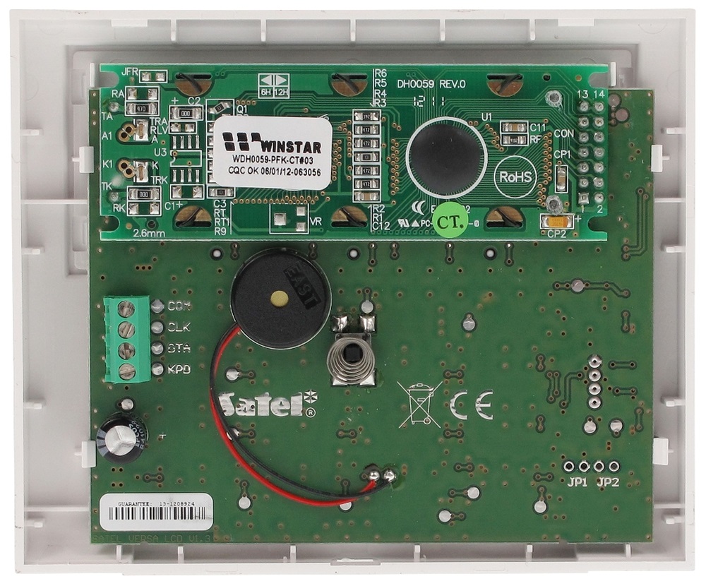 SATEL VERSALCDBL/LCD kezelő VERSA riasztóközpontokhoz