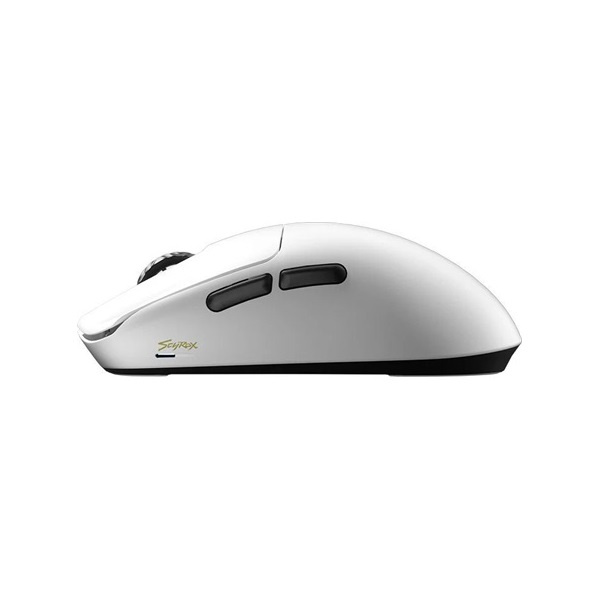 SCYROX V6 vezeték nélküli fehér optikai gamer egér