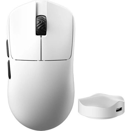 SCYROX V6 vezeték nélküli fehér optikai gamer egér