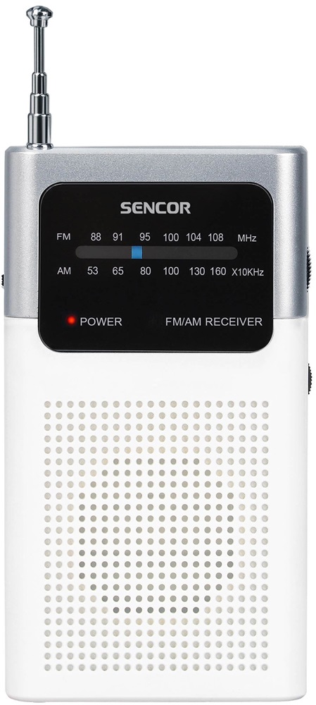SENCOR SRD 1100W fehér zsebrádió