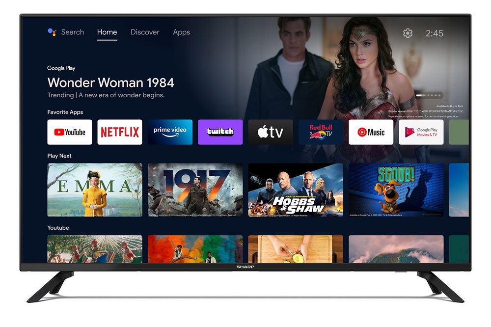 Sharp 40" 40FG2EA Full HD Android Smart LED TV