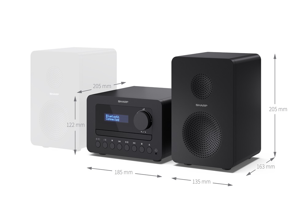SHARP XL-B514(BK) Tokyo FM bluetooth Mikro Hifi