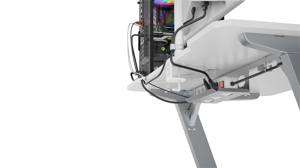 SPC Gear GD100 Onyx White fehér gamer asztal