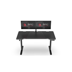 SPC Gear GD700E fekete motorosan állítható gamer asztal