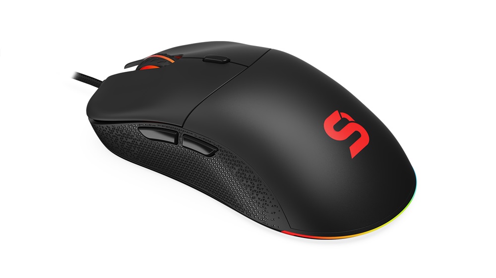 SPC Gear GEM fekete gamer egér
