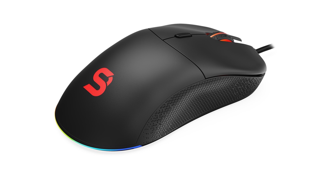 SPC Gear GEM fekete gamer egér
