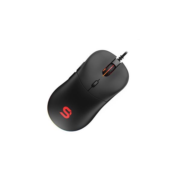SPC Gear GEM fekete gamer egér