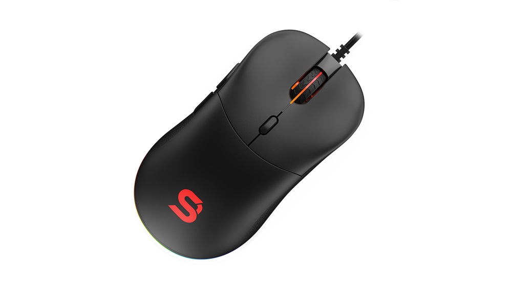 SPC Gear GEM fekete gamer egér