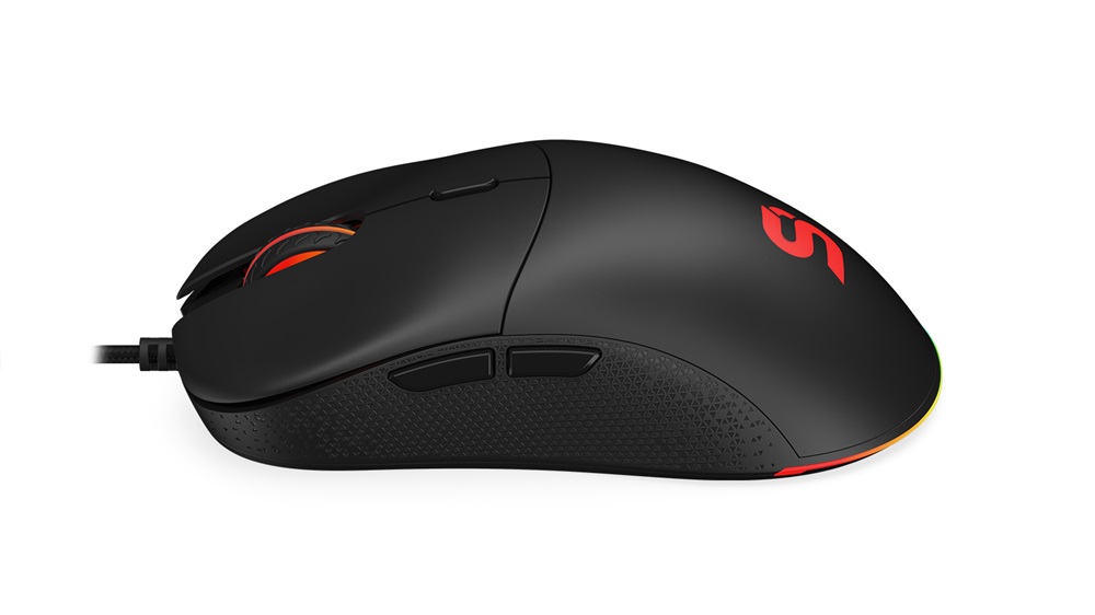 SPC Gear GEM fekete gamer egér