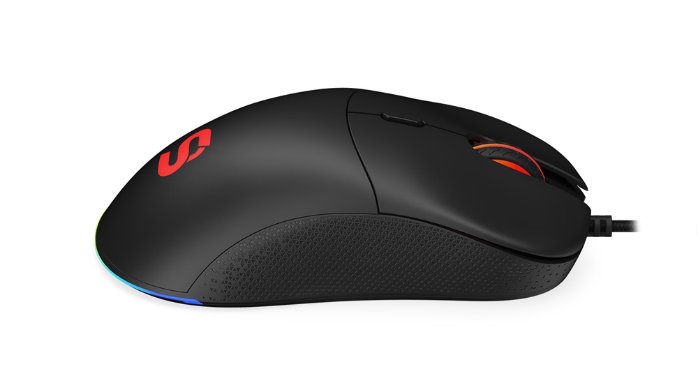 SPC Gear GEM fekete gamer egér